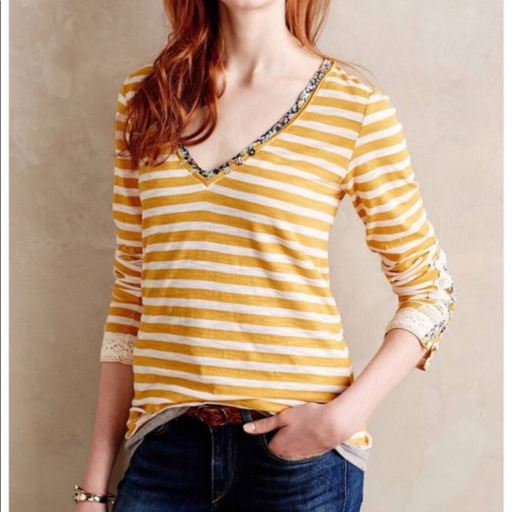 Anthropologie striped shirt